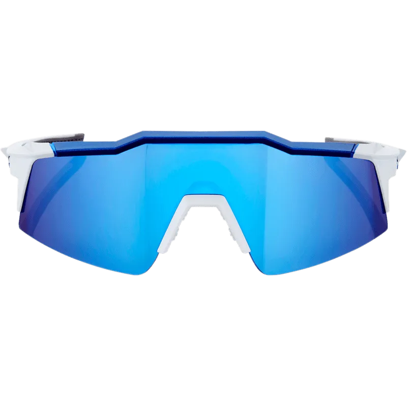 100% SPEEDCRAFT SL MATTE WHITE / W/ HIPER ICEBRG BLUE