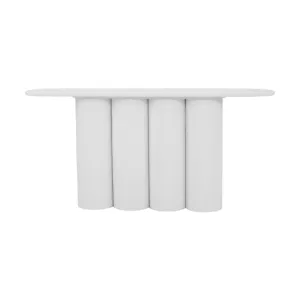 1.7m Console Table - Full White