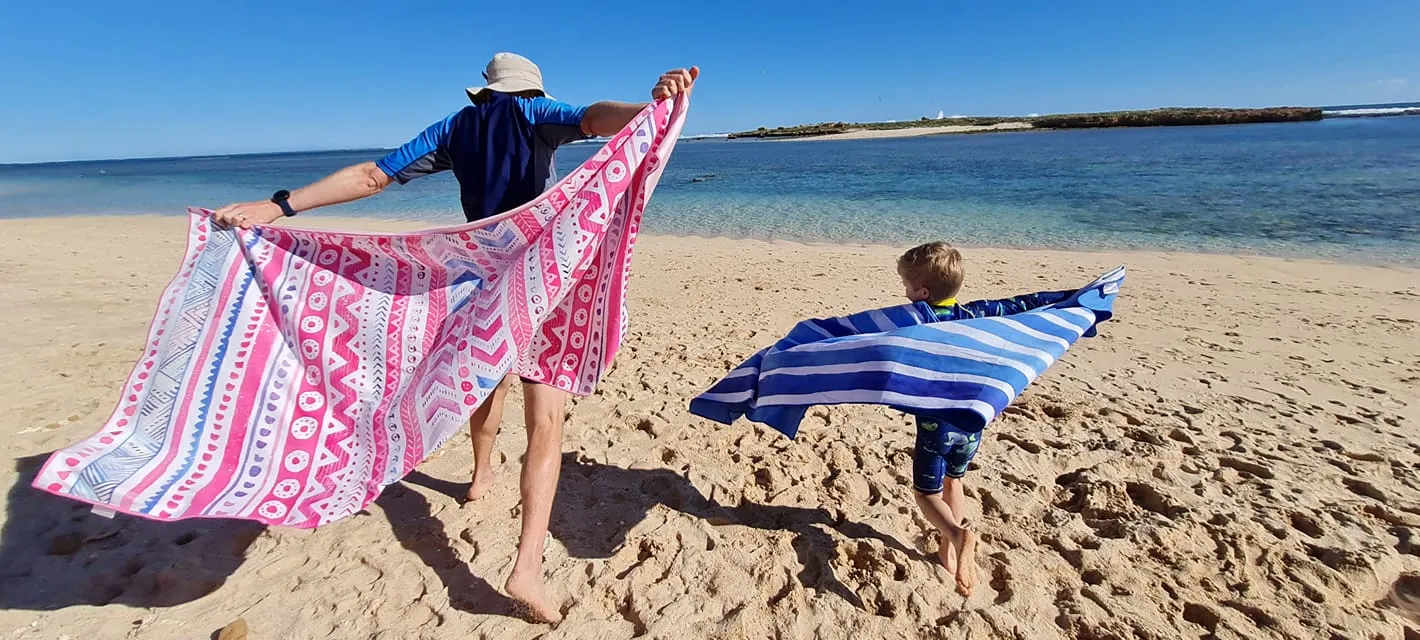 2 Pack Beach Towel Bundle