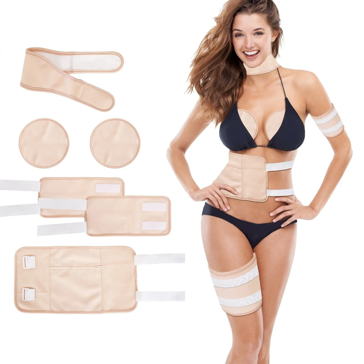 6-Pack: Castor Oil Wrap Set
