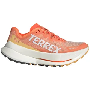 adidas Women's Terrex Agravic Speed Ultra Trail Running Shoes Amber Tint / Crystal White / Semi Spark