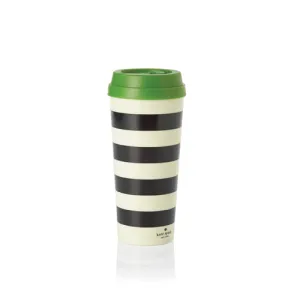 Black Stripe Thermal Mug