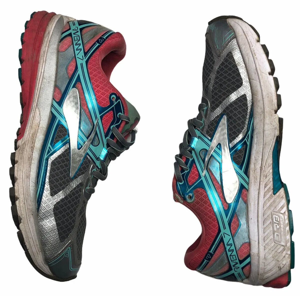 Brooks Ravenna 7 Pink & Gray Running Shoes Women's (Size: 8.5) 1202681B495