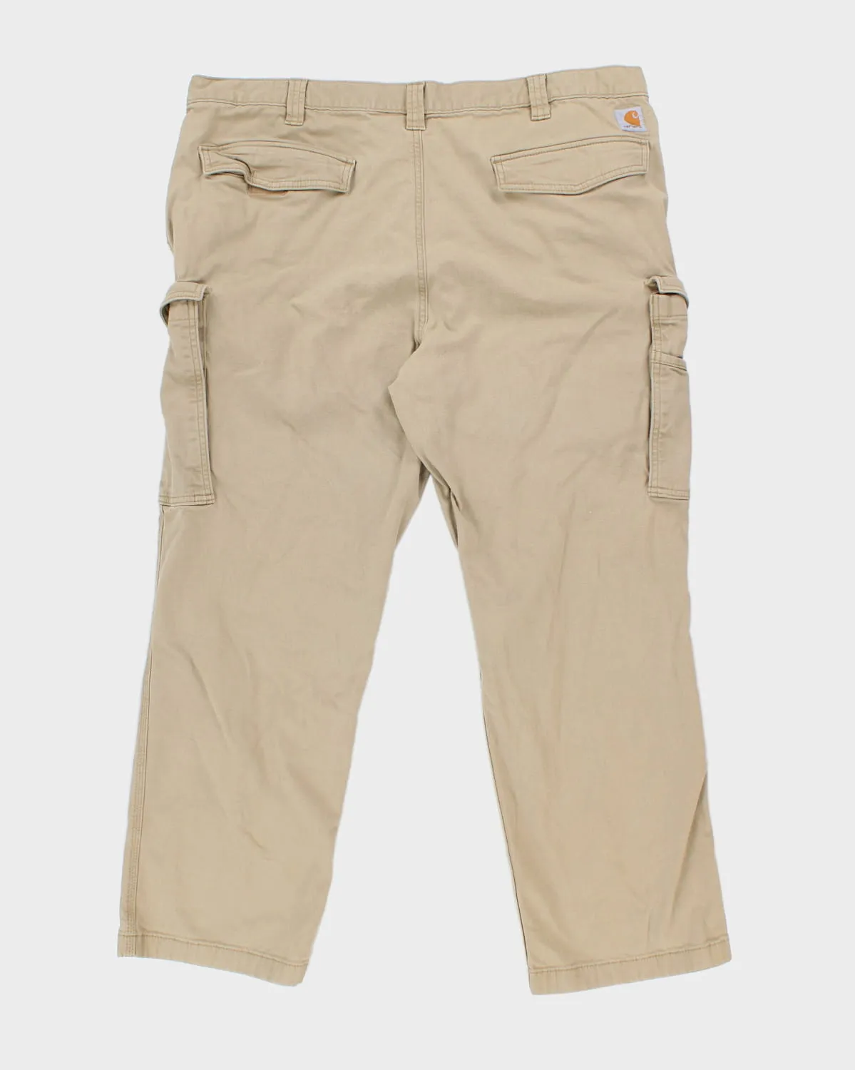 Carhart Beige Rugged Flex Relaxed Fit Cargo Trousers - W42 L30