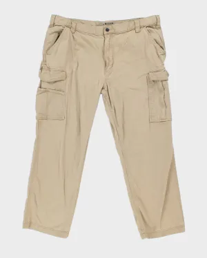 Carhart Beige Rugged Flex Relaxed Fit Cargo Trousers - W42 L30