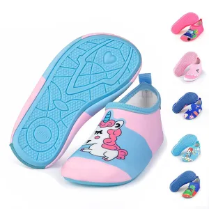 Children's Indoor and Water Socks Aquatic Shoes - Slip-Resistant and Quick-Drying