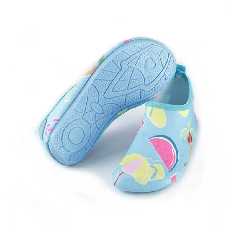 Children's Indoor and Water Socks Aquatic Shoes - Slip-Resistant and Quick-Drying