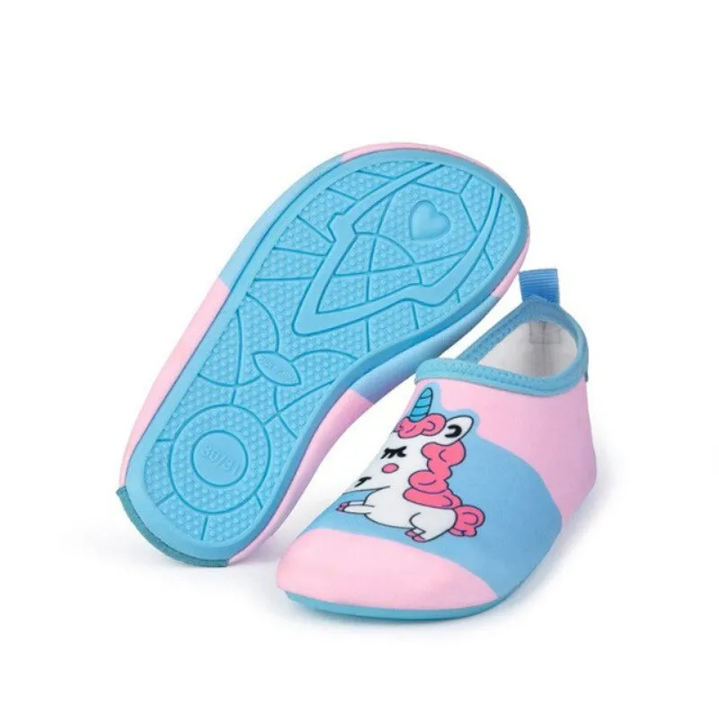Children's Indoor and Water Socks Aquatic Shoes - Slip-Resistant and Quick-Drying