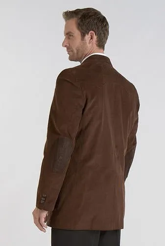 Cripple Creek Mens Lubbock Corduroy Chestnut 100% Cotton Sport Coat