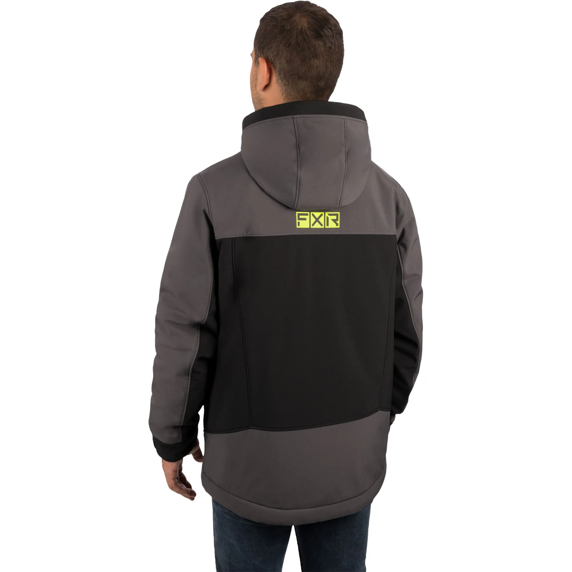FXR Vertical Pro Insulated Softshell Jacket Black/Charcoal