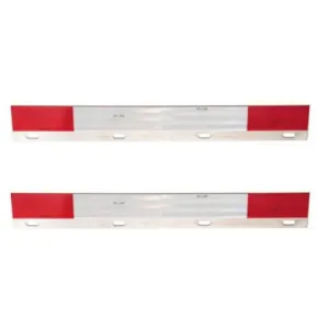 GBT GT-27RT25 Globetech Straight Aluminum Conspicuity Plates (Pair, 24")