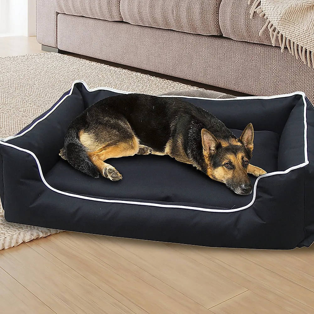 Heavy Duty Waterproof Dog Bed, 120x100cm, Removable Cushion