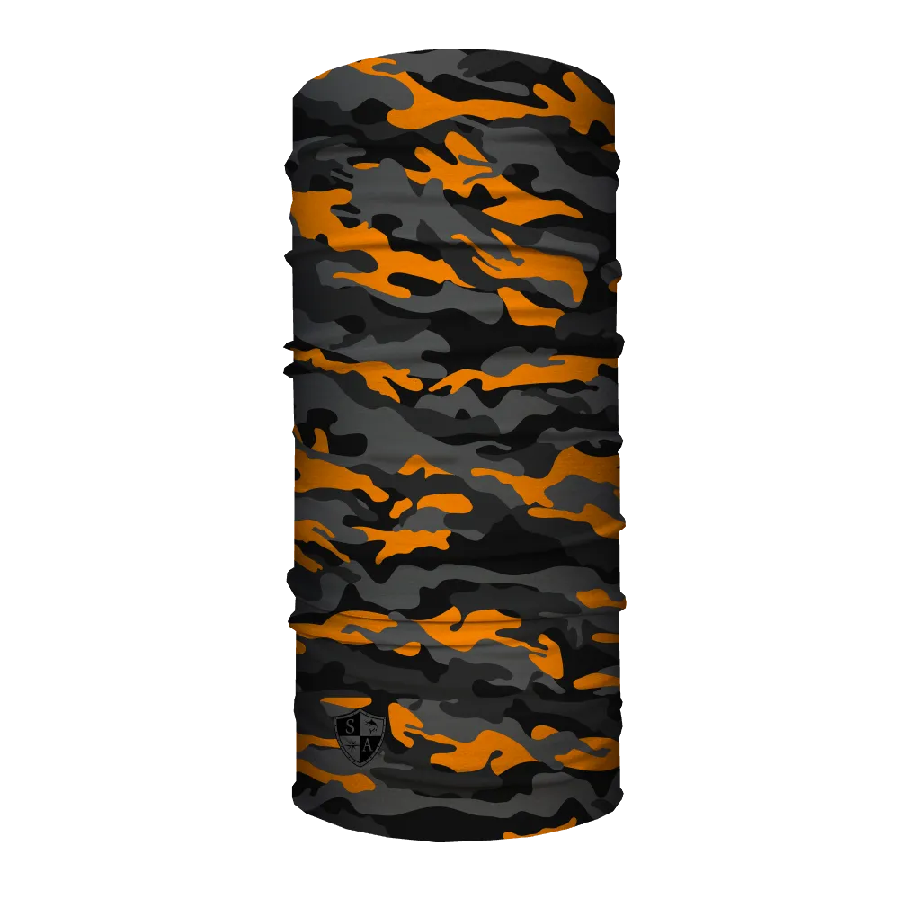 Kids Shields  | Orange & Grey Military Camo PreOrder
