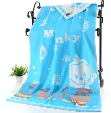 LDAJMW Cotton Gauze Adult Cartoon Bath Beach Textile Large Thick Towel