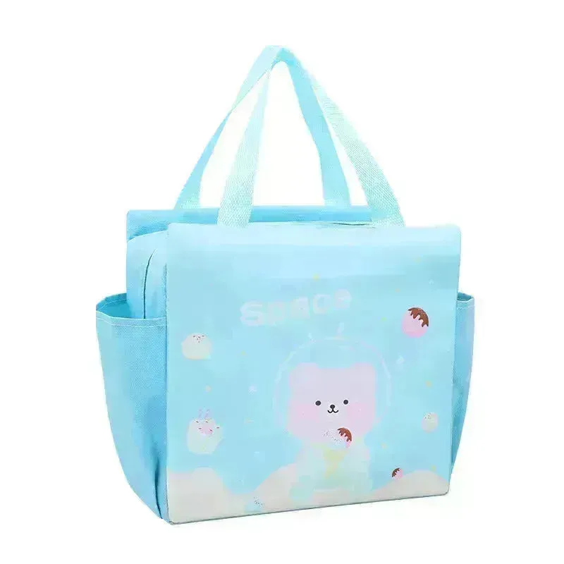 Lunch Box Handheld Lunch Bag Work Capacity Aluminum Foil Thickening Insulated Lunch Box Bag