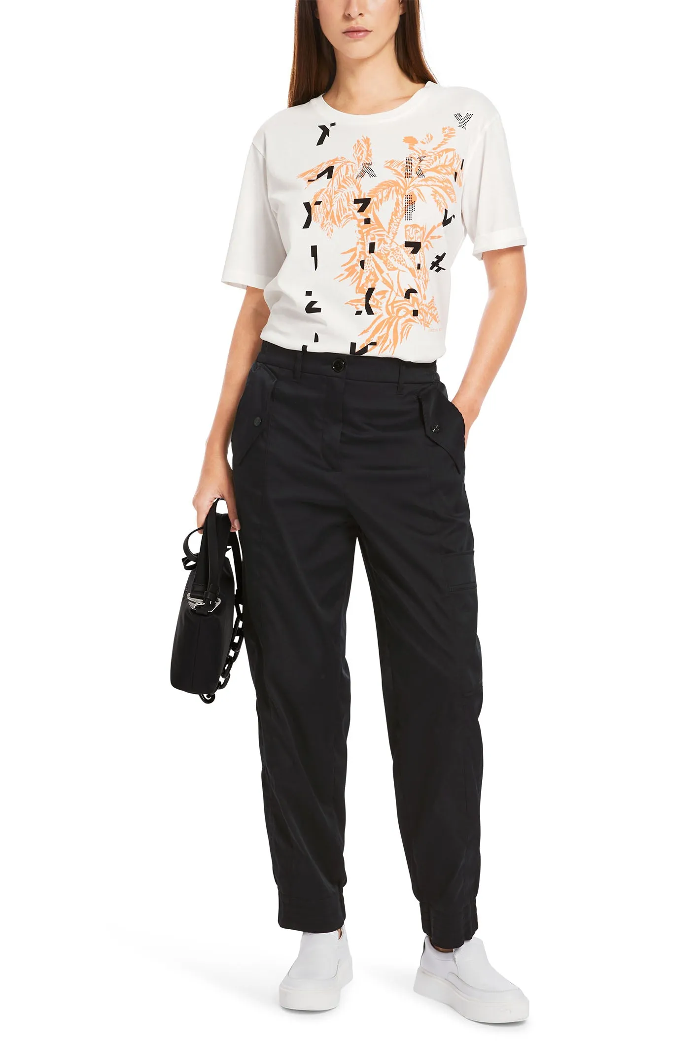 Marc Cain Sports Cargo Trousers Black XS 81.26 W05 900