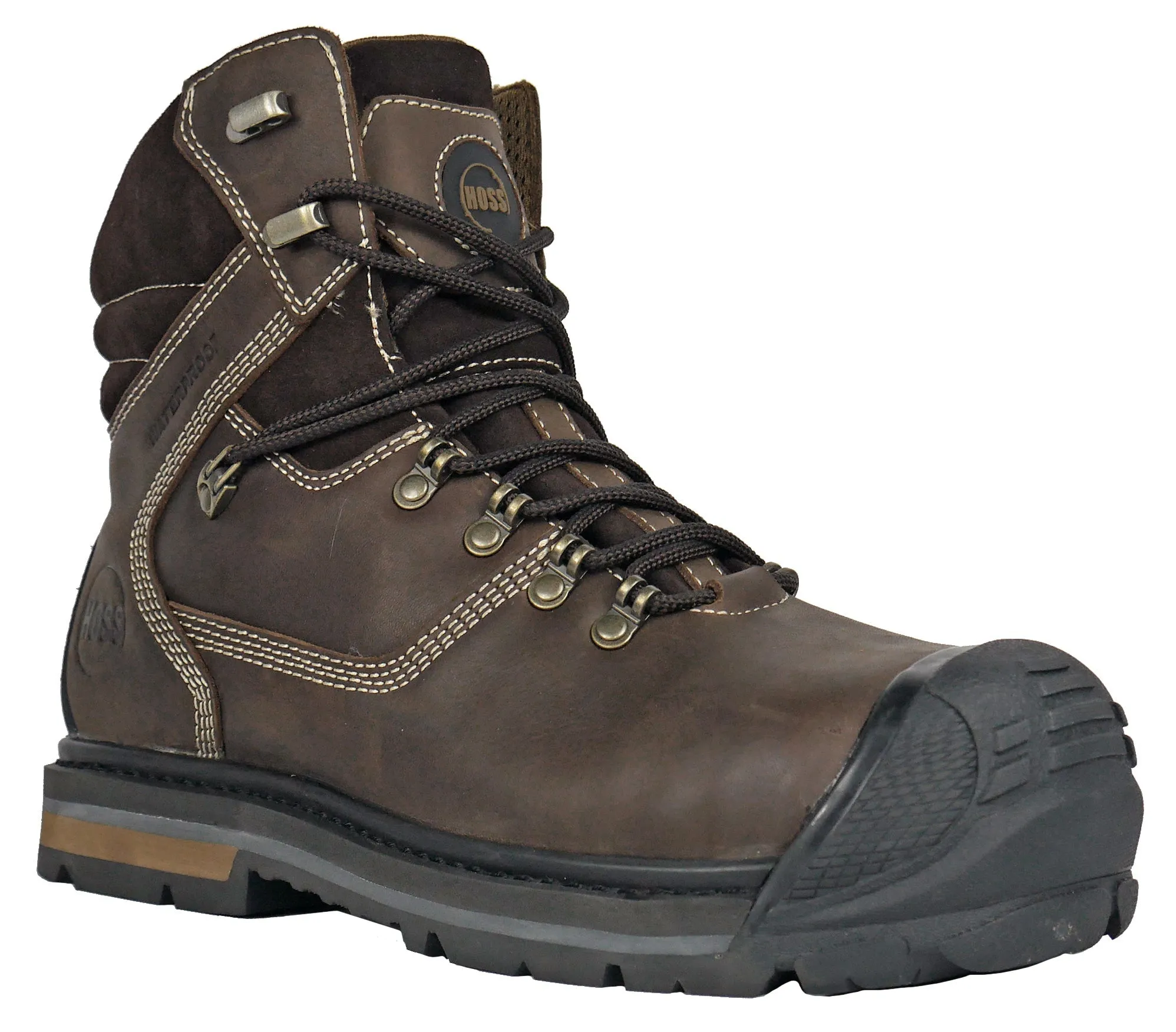 Men's Hoss 6" Hog Brown, EH, WP, Composite Toe Boot