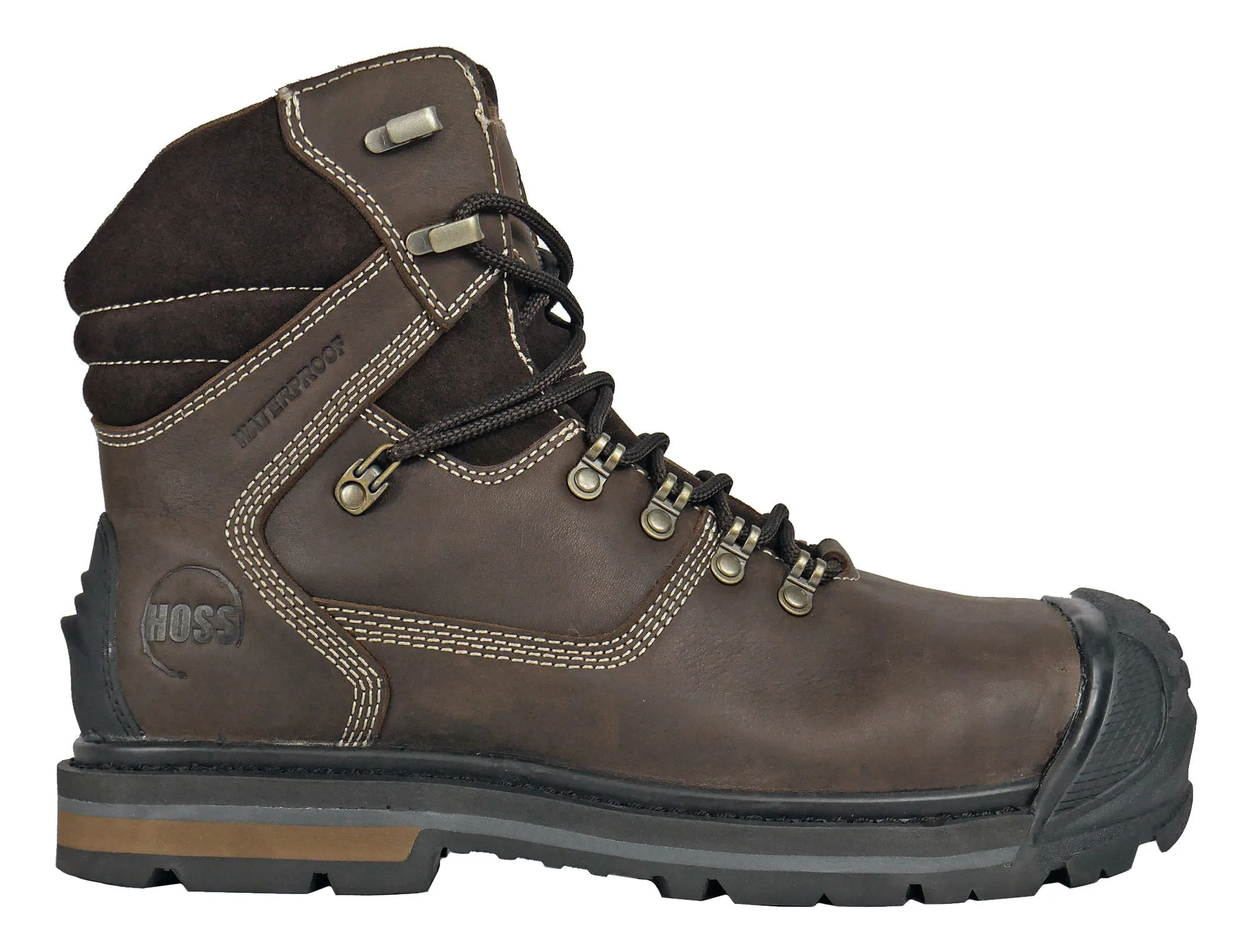 Men's Hoss 6" Hog Brown, EH, WP, Composite Toe Boot