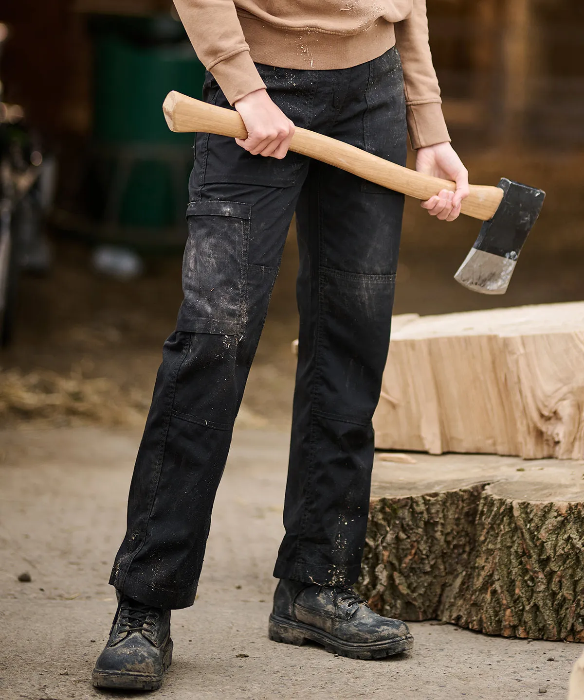 Navy* - Women's action trousers unlined