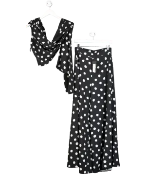Paper London Black Kelly Trousers In Connect The Spots And Tehea Top UK S