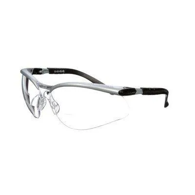 Protective Glasses - 3M BX Reader Protective Eyewear Clear Lens Silver Frame 11374-00000-20 / 11376-00000-20