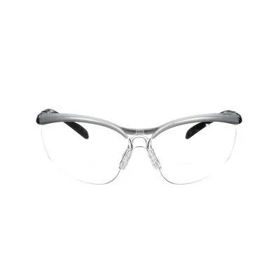 Protective Glasses - 3M BX Reader Protective Eyewear Clear Lens Silver Frame 11374-00000-20 / 11376-00000-20