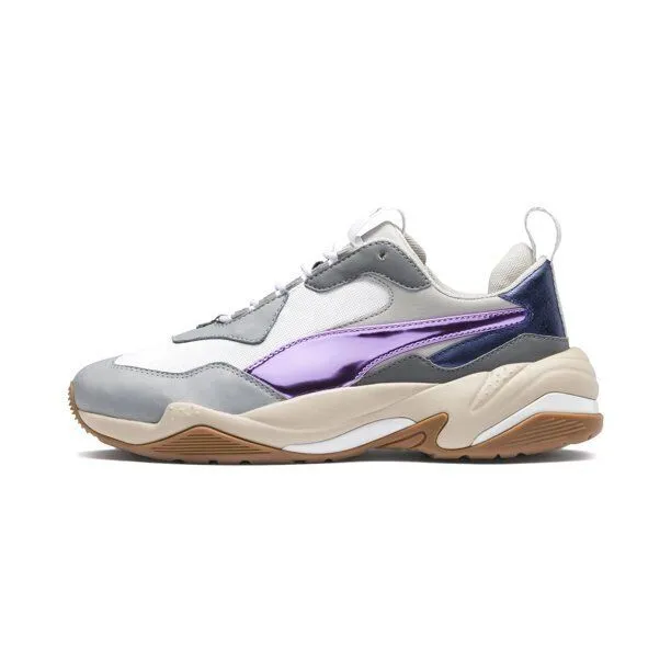 Puma Thunder Electric 367998-01 Women's White/Pink/Gray Running Shoes C1151