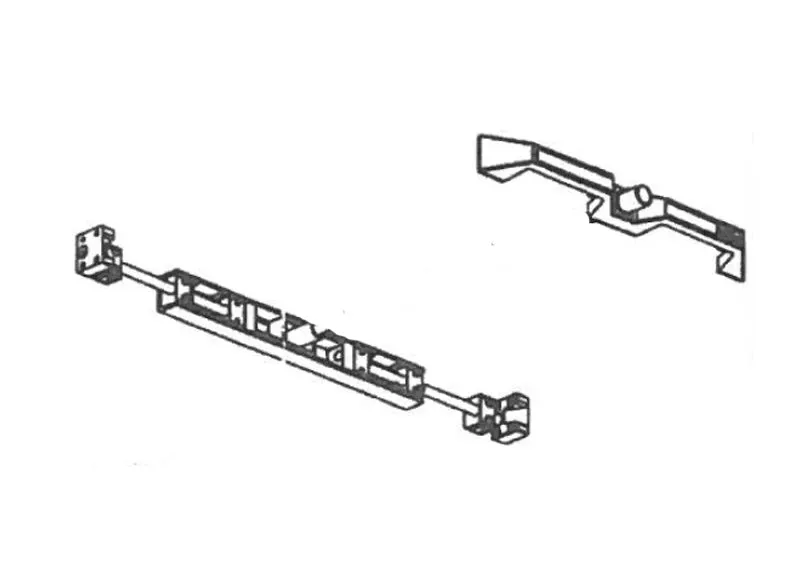 Rear Mounted Locking Handle Set - Locks in Closed & Open Position