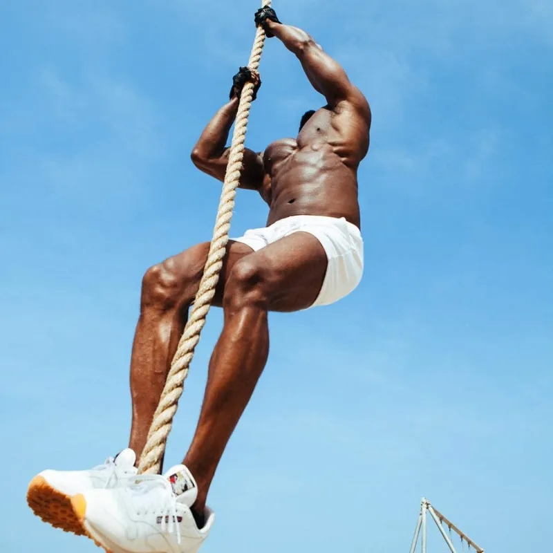 Rugged Crossfit Tree Climbing Knotted Rope