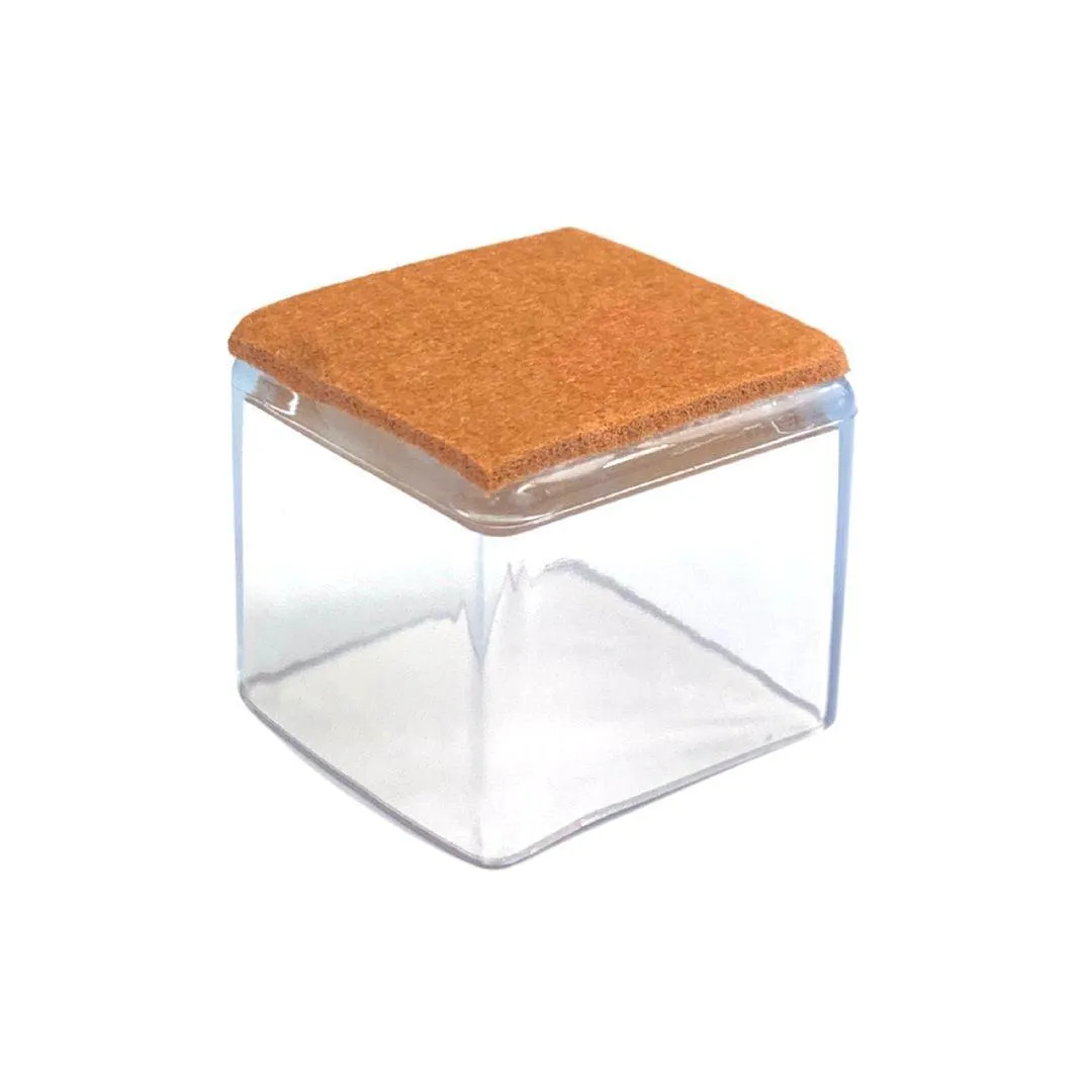 Square Felt Silicone Chair Leg Protectors | Extra-Durable Chair Floor Protectors