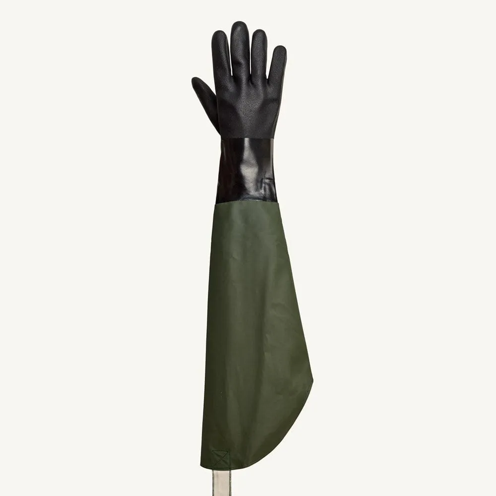 Superior Glove Chemstop F294SL Double Dip PVC Glove, Green | Denson CFE