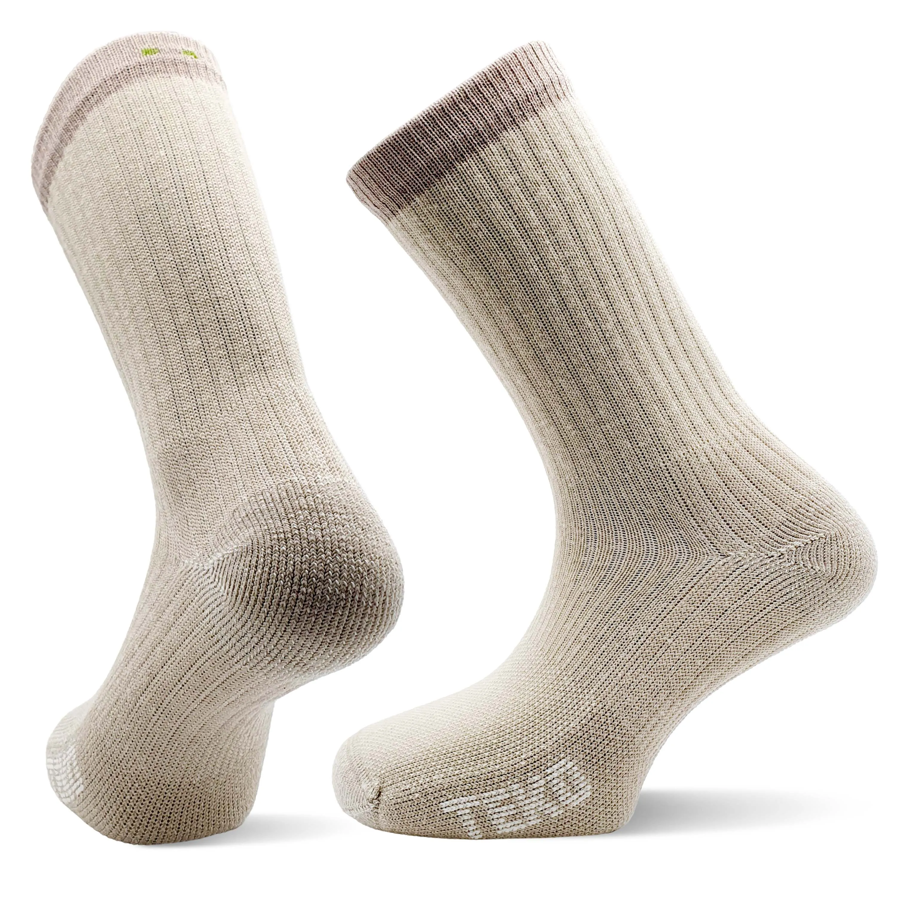 TEKO eco HIKE 2.0 MERINO WOOL Light Hiking Socks - Enhanced Comfort - Taupe