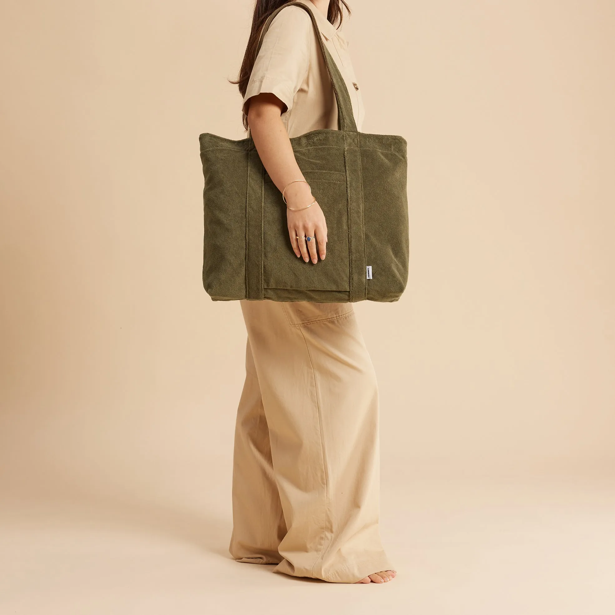 Terry Beach Bag - Bay Leaf