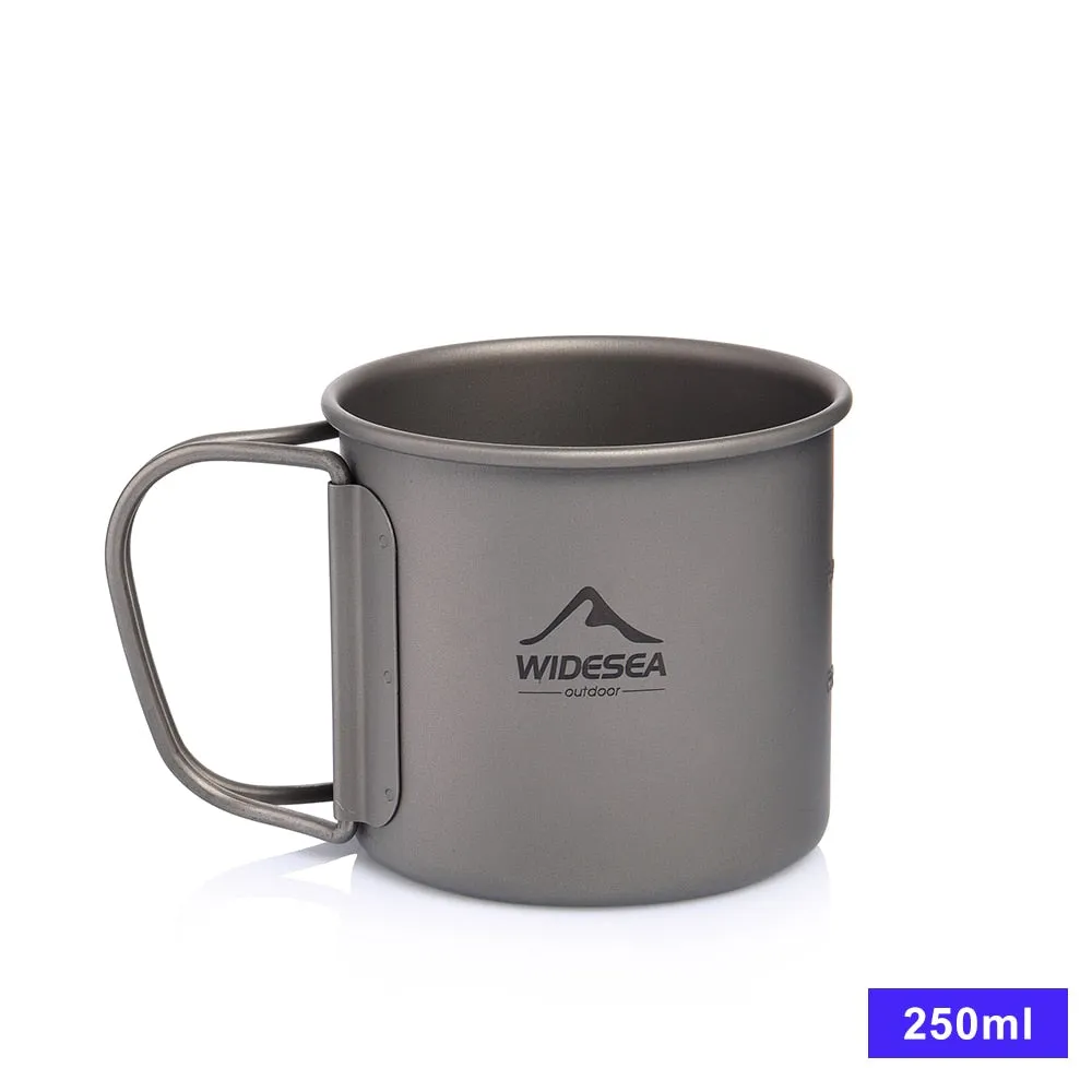 Titanium Camping Mug for Outdoor Enthusiasts