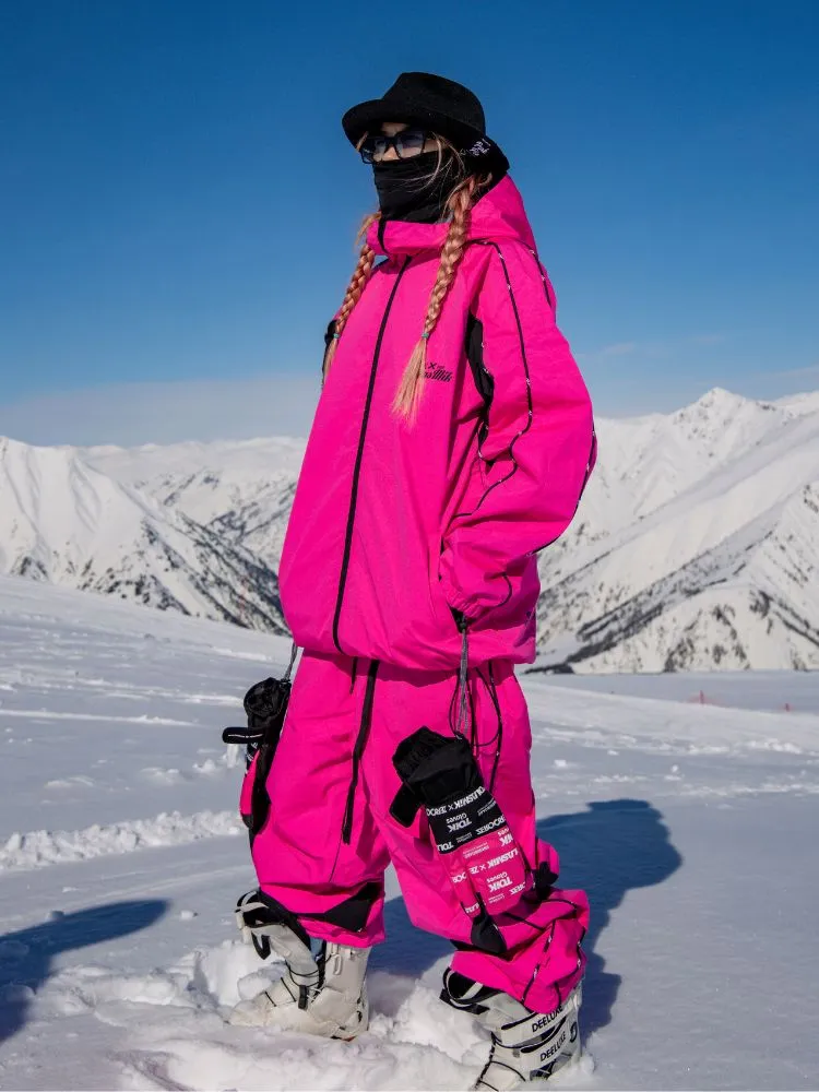 Tolasmik TK PRO  Printed Stitching Snow Jacket - Women's