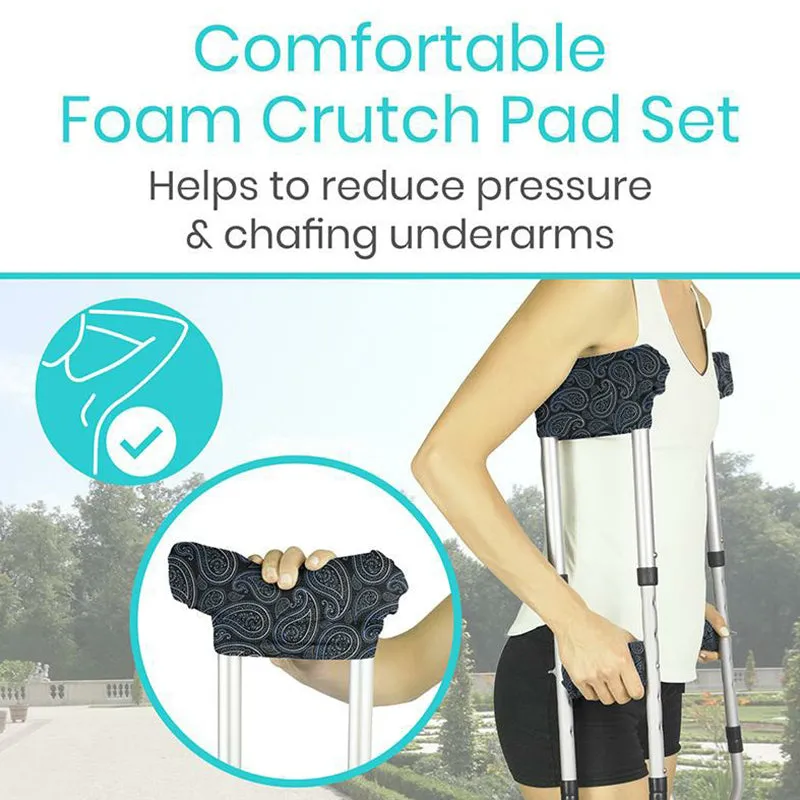 Vive Health Walking Arm Crutch Pads
