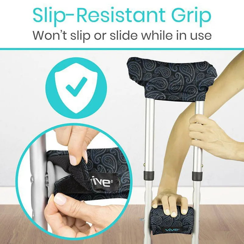Vive Health Walking Arm Crutch Pads