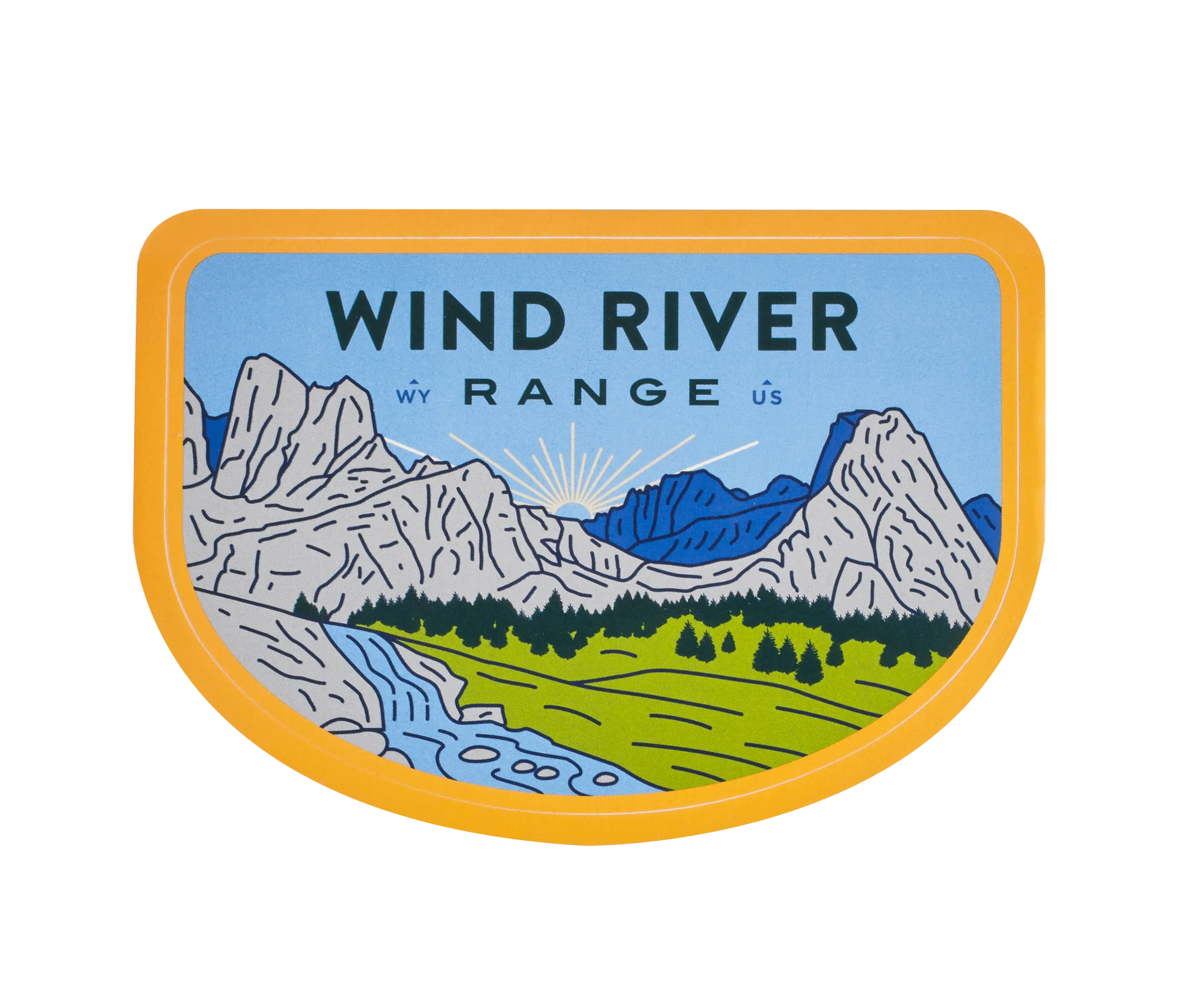 Wind River Range Sticker